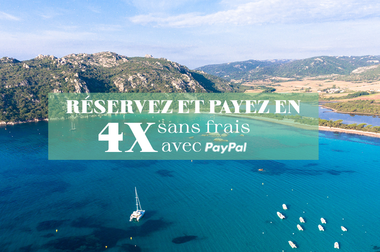 Nouveauté : Payez vos séjours en 4 fois sans frais avec PayPal !