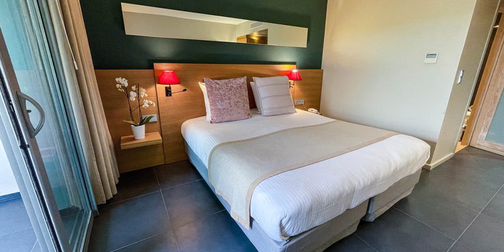 Chambre Vue Lagune hôtel Moby Dick Santa Giulia