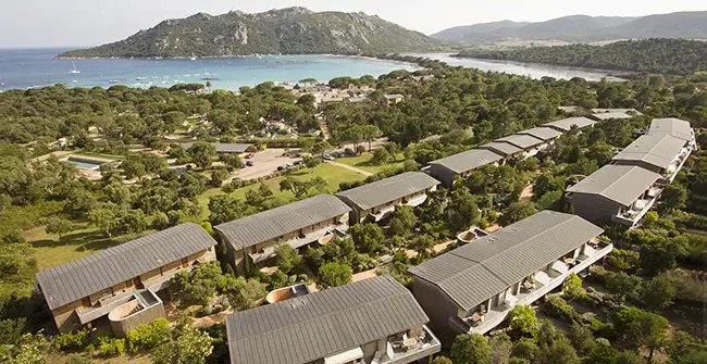 vue aérienne résidence Cala Sultana