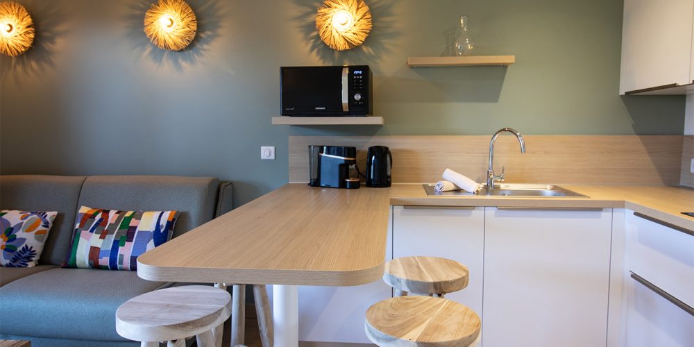 Cuisine logement premium Santa Giulia