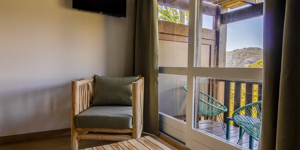 Salon d'un logement de la résidence Castell'Verde Porto Vecchio