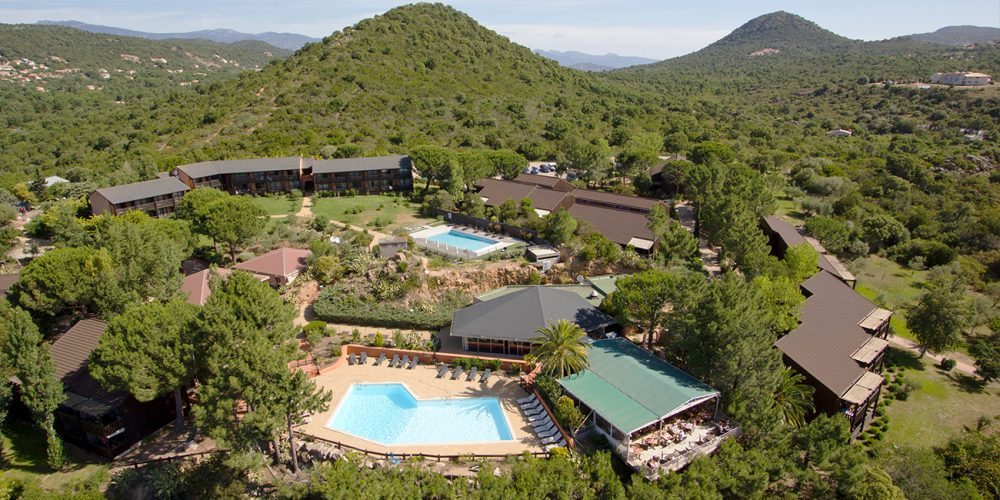 Vue aerienne de la Résidence Castell'Verde Santa Giulia