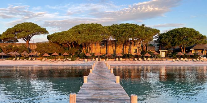 Hôtel Moby Dick Santa Giulia Porto Vecchio ponton plage