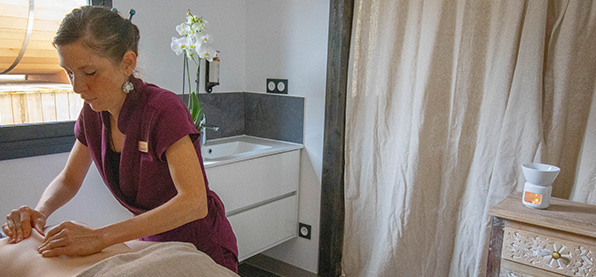 Massage cabine spa by l'Oasis Porto Vecchio