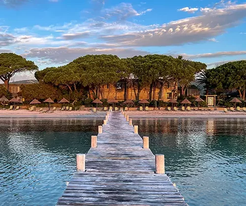Hôtel Moby Dick Santa Giulia Porto Vecchio ponton plage