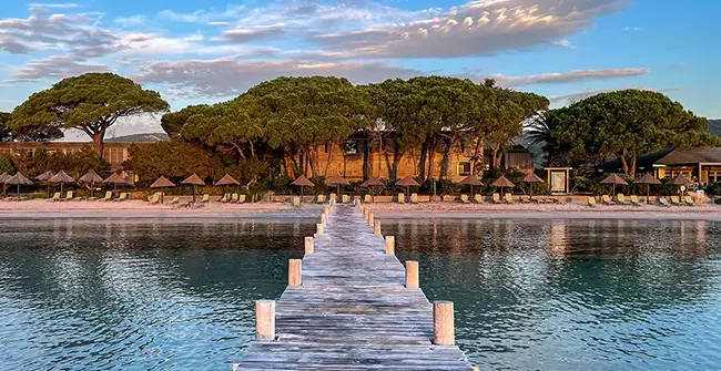 Hôtel Moby Dick Santa Giulia Porto Vecchio ponton plage